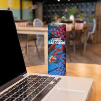 Personalized Antigua And Barbuda Cricket Skinny Tumbler Falcons Mascot Sport Style