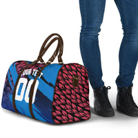 Personalized Antigua And Barbuda Cricket Travel Bag Falcons Mascot Sport Style
