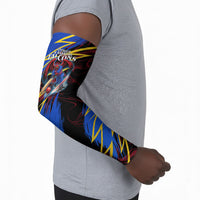 Personalized Antigua And Barbuda Cricket Arm Sleeves Falcons Caribbean Lightning Abstract Graphic