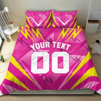 Personalized Barbados Tridents Bedding Set Cricket Mascot Dynamic Anime Art