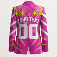 Personalized Barbados Tridents Blazer Cricket Mascot Dynamic Anime Art