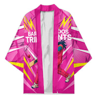 Personalized Barbados Tridents Kimono Cricket Mascot Dynamic Anime Art