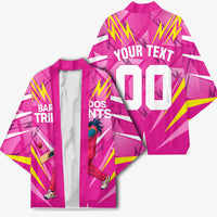 Personalized Barbados Tridents Kimono Cricket Mascot Dynamic Anime Art
