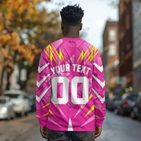 Personalized Barbados Tridents Long Sleeve Shirt Cricket Mascot Dynamic Anime Art