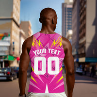 Personalized Barbados Tridents Men Tank Top Cricket Mascot Dynamic Anime Art