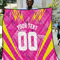 Personalized Barbados Tridents Quilt Cricket Mascot Dynamic Anime Art
