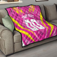 Personalized Barbados Tridents Quilt Cricket Mascot Dynamic Anime Art