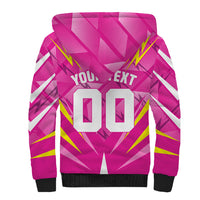 Personalized Barbados Tridents Sherpa Hoodie Cricket Mascot Dynamic Anime Art