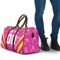 Personalized Barbados Tridents Travel Bag Cricket Mascot Dynamic Anime Art
