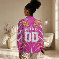 Personalized Barbados Tridents Women Casual Shirt Cricket Mascot Dynamic Anime Art