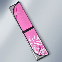 Personalized Barbados Tridents Cricket Auto Sun Shade Trident Graphic Splash Pattern Caribbean Sport