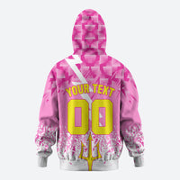 Personalized Barbados Tridents Cricket Hoodie Trident Graphic Splash Pattern Caribbean Sport
