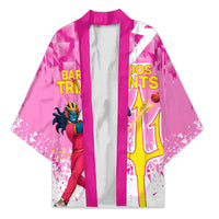 Personalized Barbados Tridents Cricket Kimono Trident Graphic Splash Pattern Caribbean Sport