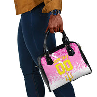 Personalized Barbados Tridents Cricket Shoulder Handbag Trident Graphic Splash Pattern Caribbean Sport
