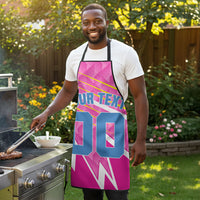 Personalized Barbados Cricket Tridents Apron Graphic Geometric Dynamic Sports Mascot