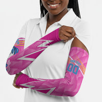 Personalized Barbados Cricket Tridents Arm Sleeves Graphic Geometric Dynamic Sports Mascot