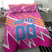 Personalized Barbados Cricket Tridents Bedding Set Graphic Geometric Dynamic Sports Mascot