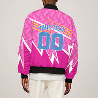 Personalized Barbados Cricket Tridents Bomber Jacket Graphic Geometric Dynamic Sports Mascot