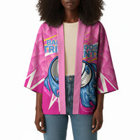 Personalized Barbados Cricket Tridents Kimono Graphic Geometric Dynamic Sports Mascot