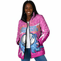 Personalized Barbados Cricket Tridents Padded Jacket Graphic Geometric Dynamic Sports Mascot