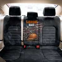 Labor Day Back Car Seat Cover Strong Hands Build Nations Patriotic Grunge Tools