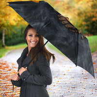 Labor Day Umbrella Strong Hands Build Nations Patriotic Grunge Tools