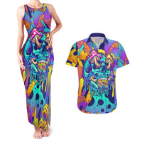 High Feel Skull Couples Matching Tank Maxi Dress and Hawaiian Shirt What Is Heaven - Wonder Print Shop
