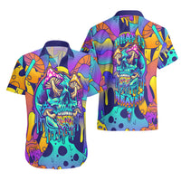 High Feel Skull Hawaiian Shirt What Is Heaven - Wonder Print Shop