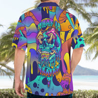 High Feel Skull Hawaiian Shirt What Is Heaven - Wonder Print Shop