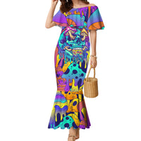 High Feel Skull Mermaid Dress What Is Heaven - Wonder Print Shop
