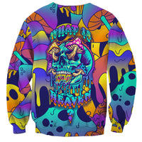 High Feel Skull Sweatshirt What Is Heaven - Wonder Print Shop