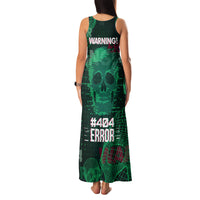Technology Skull Family Matching Tank Maxi Dress and Hawaiian Shirt Warning - Erro 404 - Wonder Print Shop