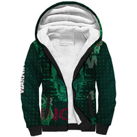 Technology Skull Sherpa Hoodie Warning - Erro 404 - Wonder Print Shop