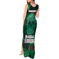 Technology Skull Tank Maxi Dress Warning - Erro 404 - Wonder Print Shop