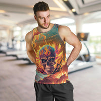 I Can Fix Stupid Bit It's Gonna Hurt Flaming kull Men Tank Top - Wonder Print Shop
