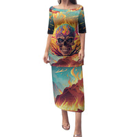 I Can Fix Stupid Bit It's Gonna Hurt Flaming kull Puletasi - Wonder Print Shop