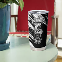 Black Joke Skull Tumbler Cup Spade Ace Grunge Art - Wonder Print Shop