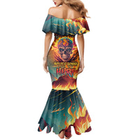 Skull Flaming Mermaid Dress I Can Fix Stupid But It's Gonna Hurt - Wonder Print Shop