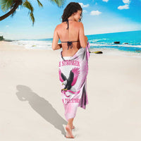 Pink Ribbon American Eagle Sarong Breast Cancer Awareness - Be Stronger Than The Storm