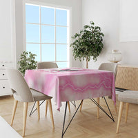 Pink Ribbon American Eagle Tablecloth Breast Cancer Awareness - Be Stronger Than The Storm