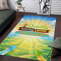 Quality Learning Center Area Rug Funny Day Care Bright and Playful Branded