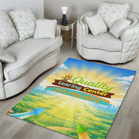Quality Learning Center Area Rug Funny Day Care Bright and Playful Branded
