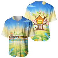 Quality Learning Center Baseball Jersey Funny Day Care Bright and Playful Branded