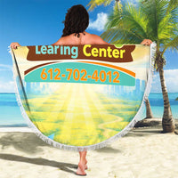 Quality Learning Center Beach Blanket Funny Day Care Bright and Playful Branded