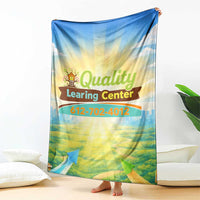 Quality Learning Center Blanket Funny Day Care Bright and Playful Branded