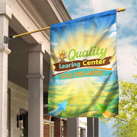 Quality Learning Center Garden Flag Funny Day Care Bright and Playful Branded TS04