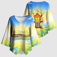 Quality Learning Center Kimono Sleeve Blouse Funny Day Care Bright and Playful Branded