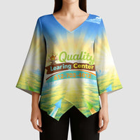 Quality Learning Center Kimono Sleeve Blouse Funny Day Care Bright and Playful Branded