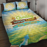 Quality Learning Center Quilt Bed Set Funny Day Care Bright and Playful Branded