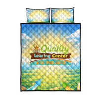 Quality Learning Center Quilt Bed Set Funny Day Care Bright and Playful Branded